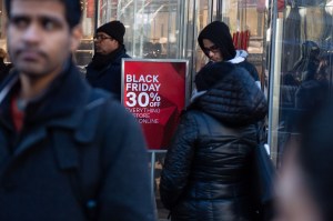 The scene on Black Friday 2018.
