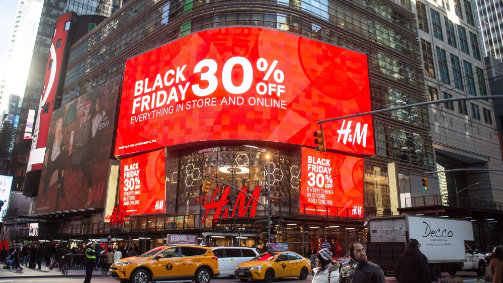 The scene on Black Friday 2018.