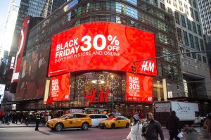 The scene on Black Friday 2018.