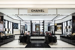 Chanel’s Saks Fifth Avenue Fragrance & Beauty department in New York.