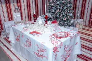 The Toile de Jouy filled Dior pop up shop.