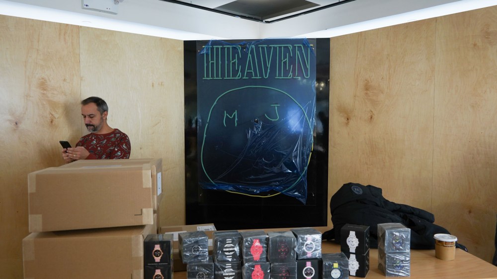 The Marc Jacobs pop-up on Madison Avenue featuring the brand's Redux Grunge collection.
