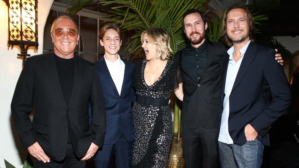 Michael Kors, Ryder Robinson, Kate Hudson, Danny Fujikawa and Lance La PeareMichael Kors x Kate Hudson dinner, Inside, Los Angeles, USA - 07 Nov 2018