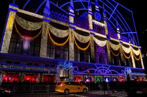 Saks Fifth Avenue's flagship holiday display in New York.