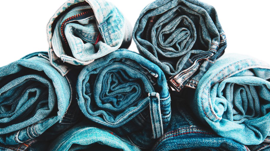 Rolled up denim