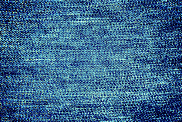 Blue denim texture background, close up