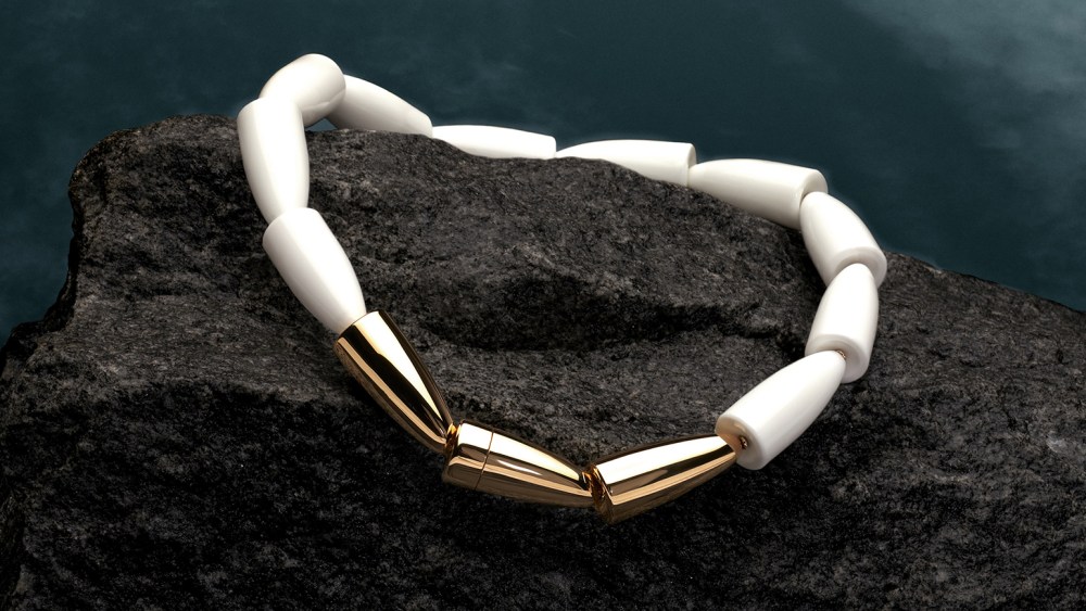 A Vhernier necklace.