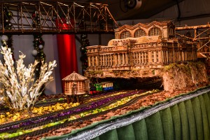 The scene at theNew York Botanical Garden.