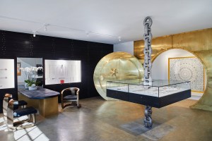 Interior image of Hoorsebunhs Atelier with Custom-Built Furniture and Cases