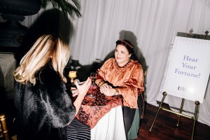 The scene at the "One Night in Morocco" party.