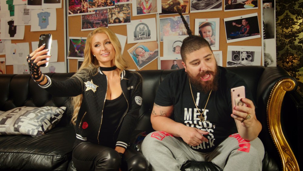 Paris Hilton and Josh Ostrovsky filming THE AMERICAN MEME © Bert Marcus Productions, LLC (1)