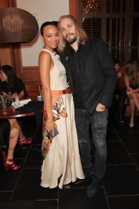 Zoe Saldana and Marco PeregoTamara Mellon Palisades Village store launch party, Los Angeles, USA - 11 Dec 2018