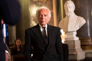 Ralph Lauren at the Chteau de Versailles Dinner celebrating the designer.