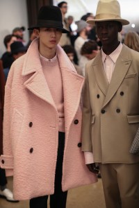 Backstage at Ami Alexandre Mattiussi