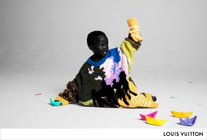 A still from Virgil Abloh’s first ad campaign for Louis Vuitton