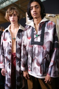 Backstage at Acne Studios  Men’s Fall 2019