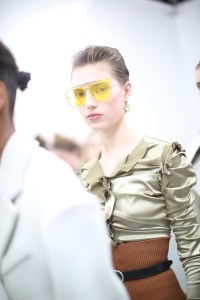 Backstage at Acne Studios RTW Fall 2019