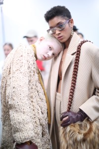 Backstage at Acne Studios RTW Fall 2019