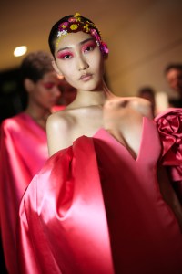 Backstage at Alexis Mabille Couture Spring 2019