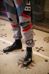 Backstage at Berluti men's fall 2019