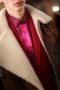 Backstage at Berluti men's fall 2019