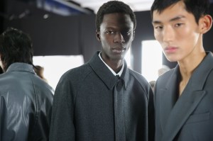 Backstage at Dries Van Noten men's fall 2019
