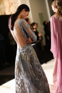 Backstage at Elie Saab Couture Spring 2019