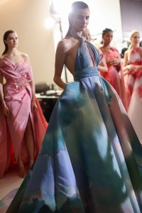 Backstage at Elie Saab Couture Spring 2019