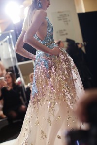 Backstage at Elie Saab Couture Spring 2019
