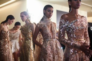 Backstage at Elie Saab Couture Spring 2019