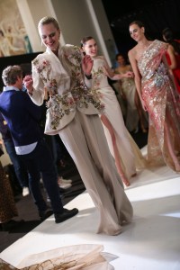 Backstage at Elie Saab Couture Spring 2019
