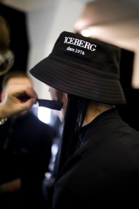 Backstage at Iceberg Men's Fall 2019