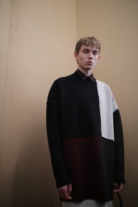 Backstage at jil Sander Men's Fall 2019