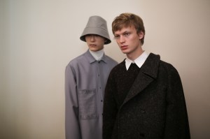 Backstage at jil Sander Men's Fall 2019