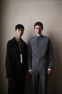 Backstage at jil Sander Men's Fall 2019