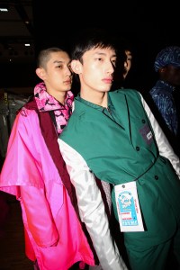 Backstage at Kenzo Fall 2019
