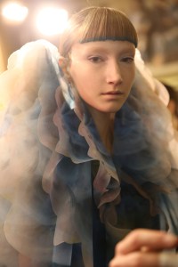 Backstage at Iris Van Herpen Couture Spring 2019