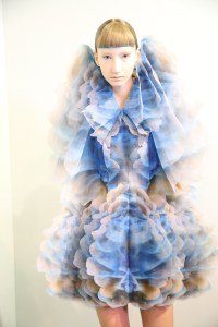 Backstage at Iris Van Herpen Couture Spring 2019