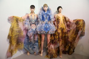 Backstage at Iris Van Herpen Couture Spring 2019
