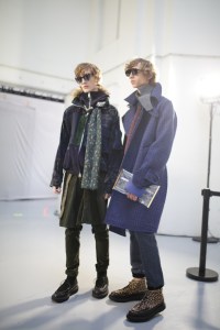 Backstage at Sacai Men's Fall 2019