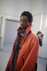 Backstage at Sacai Men's Fall 2019