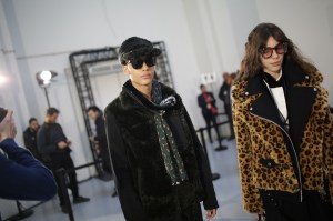 Backstage at Sacai Men's Fall 2019
