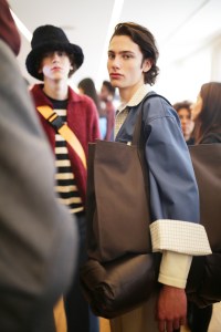 Backstage at Sunnei Men's Fall 2019