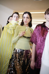 Backstage at Sunnei Men's Fall 2019