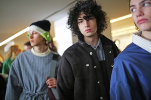 Backstage at Sunnei Men's Fall 2019