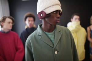 Backstage at Sunnei Men's Fall 2019