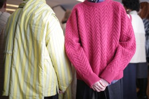 Backstage at Sunnei Men's Fall 2019