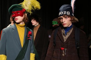 Backstage at Undercover Men's Fall 2019