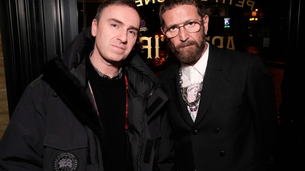 Raf Simons and Stefano Pilati