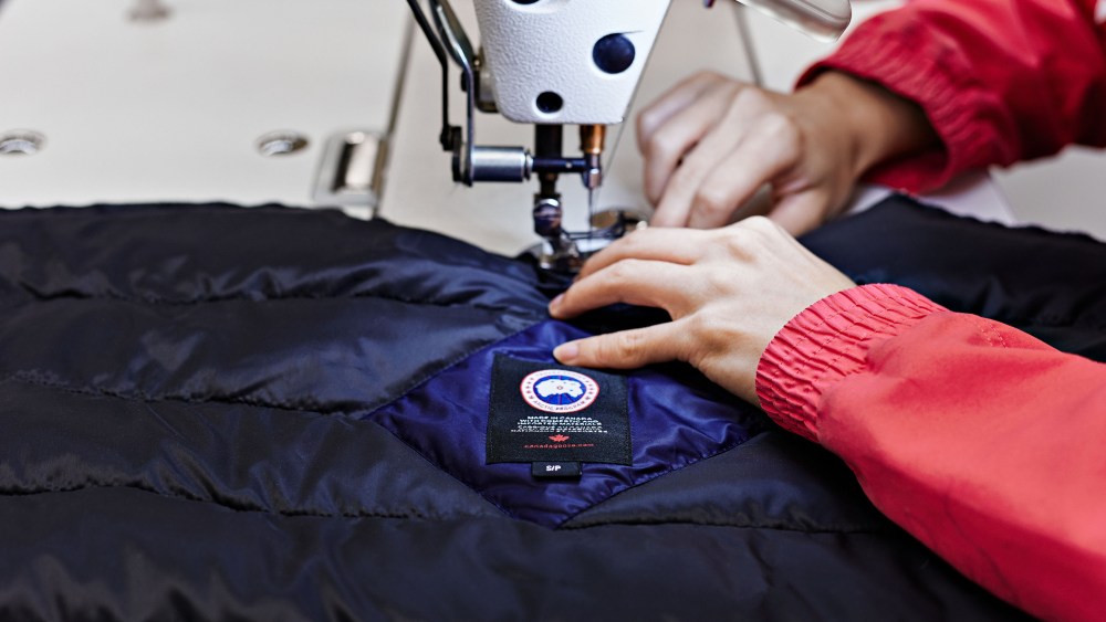Inside Canada Goose’s Toronto factory.